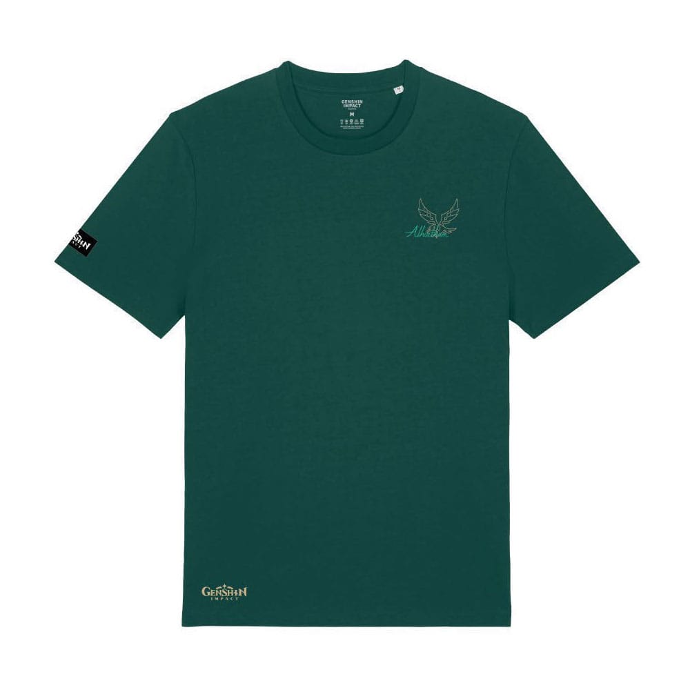 Genshin Impact Alhaitham Green T Shirt Size XXL