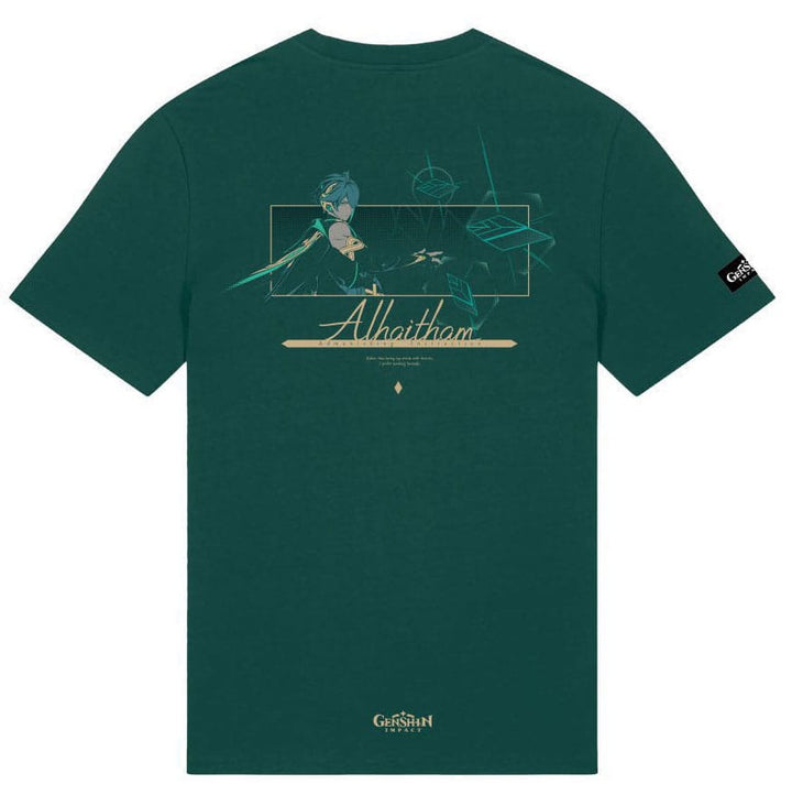 Genshin Impact Alhaitham Green T Shirt Size XL