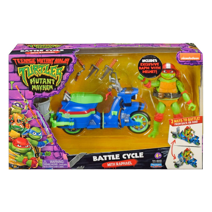 Teenage Mutant Ninja Turtles Mutant Mayhem Vehicles with Figures Assortment of 4 30 cm
