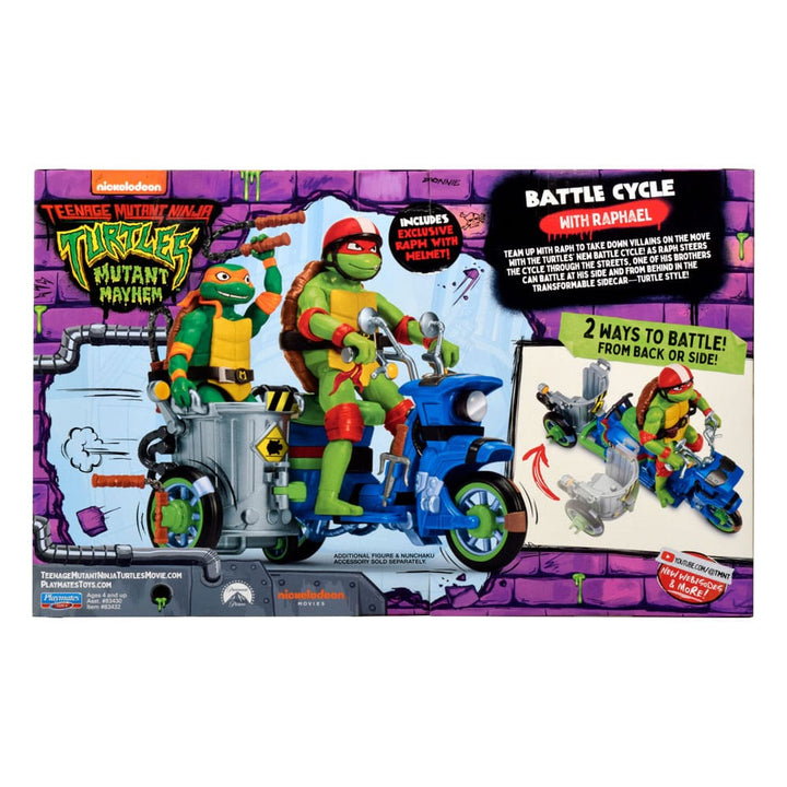 Teenage Mutant Ninja Turtles Mutant Mayhem Vehicles with Figures Assortment of 4 30 cm