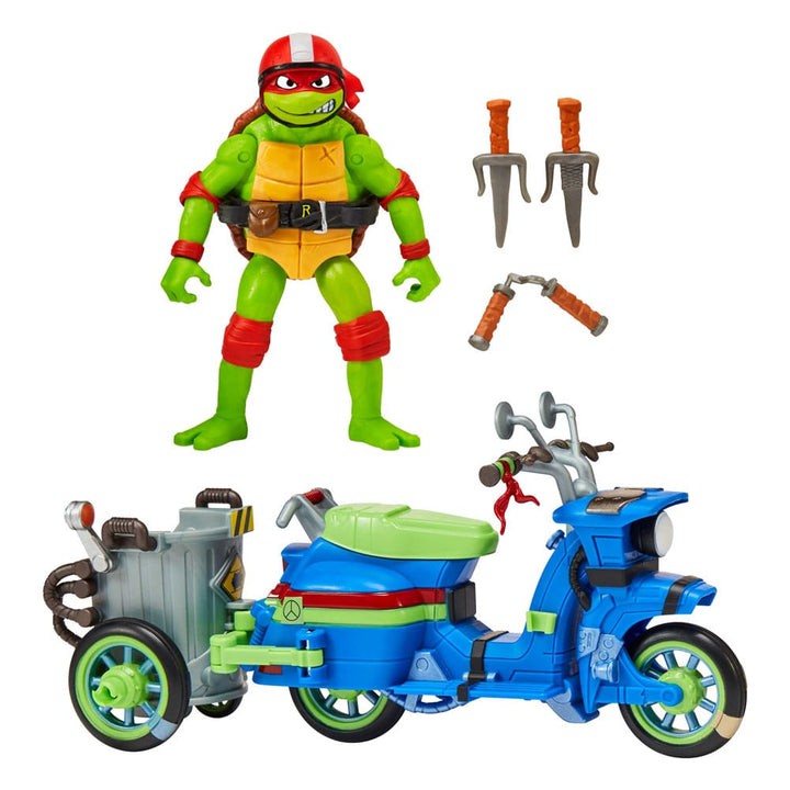 Teenage Mutant Ninja Turtles Mutant Mayhem Vehicles with Figures Assortment of 4 30 cm