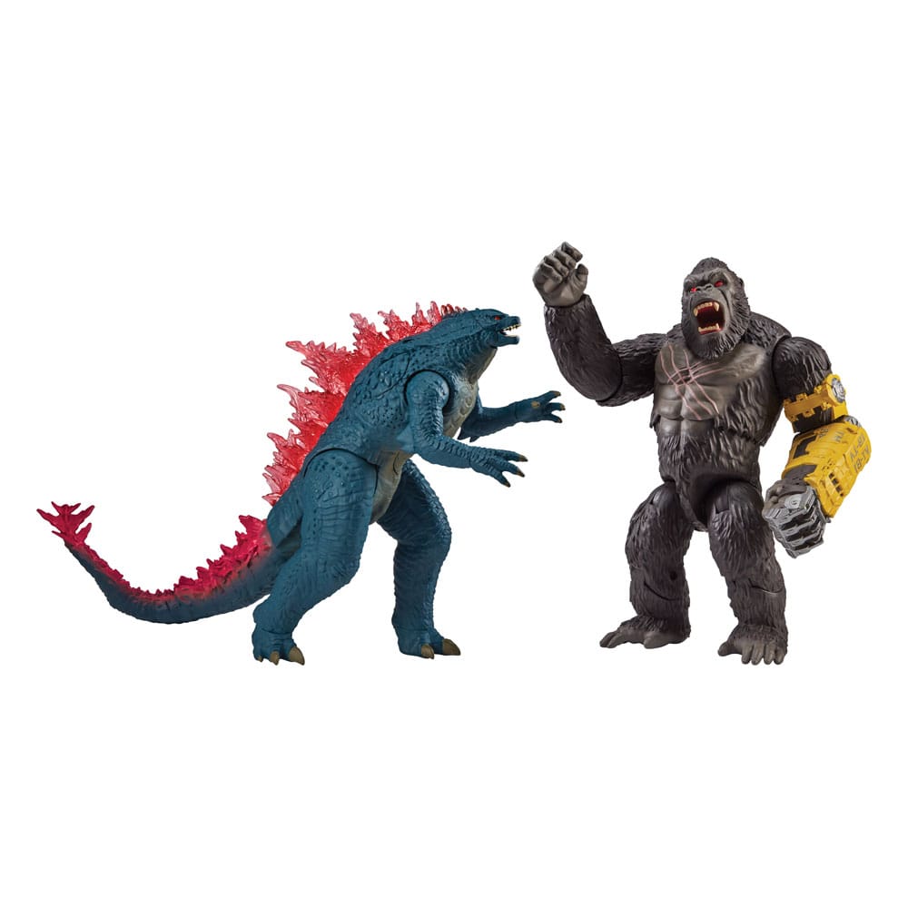 Godzilla x Kong The New Empire Godzilla and Kong Mega Titans Action Figures Assortment 33 cm Set of 2
