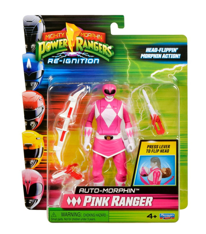 Mighty Morphin Power Rangers Auto-Morphin Pink Ranger Action Figure