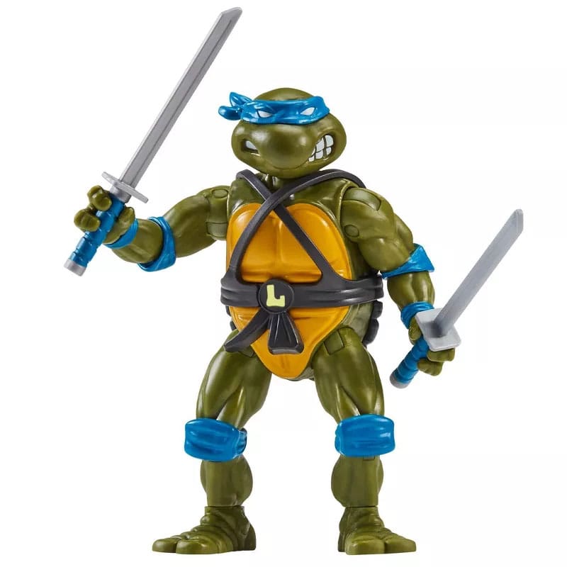 Teenage Mutant Ninja Turtles Action Figures 1988 Remastered, side angle