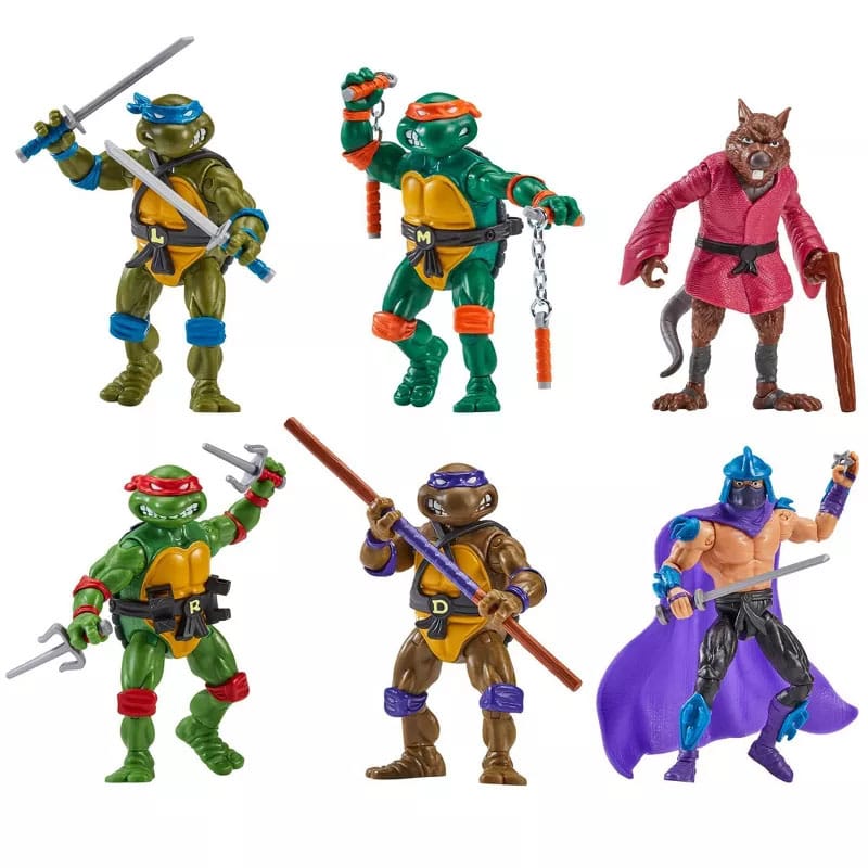 Teenage Mutant Ninja Turtles Action Figures 1988 Remastered, rear view