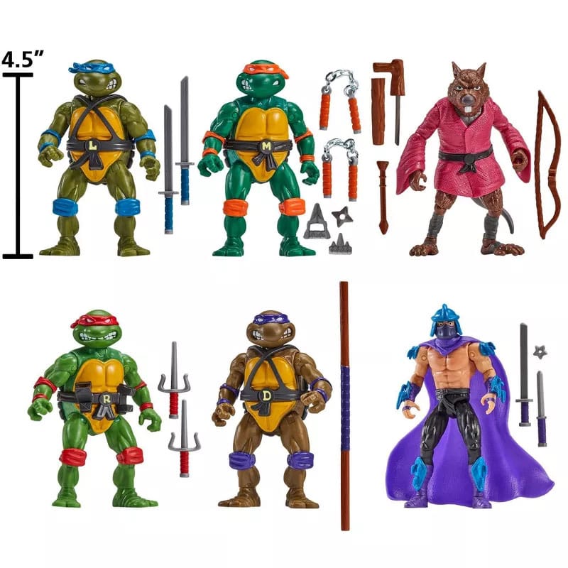 Teenage Mutant Ninja Turtles Action Figures 1988 Remastered, product detail