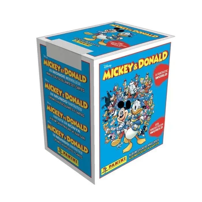 Mickey Donald A Fantastic World Sticker Card Display Set 36 Packs