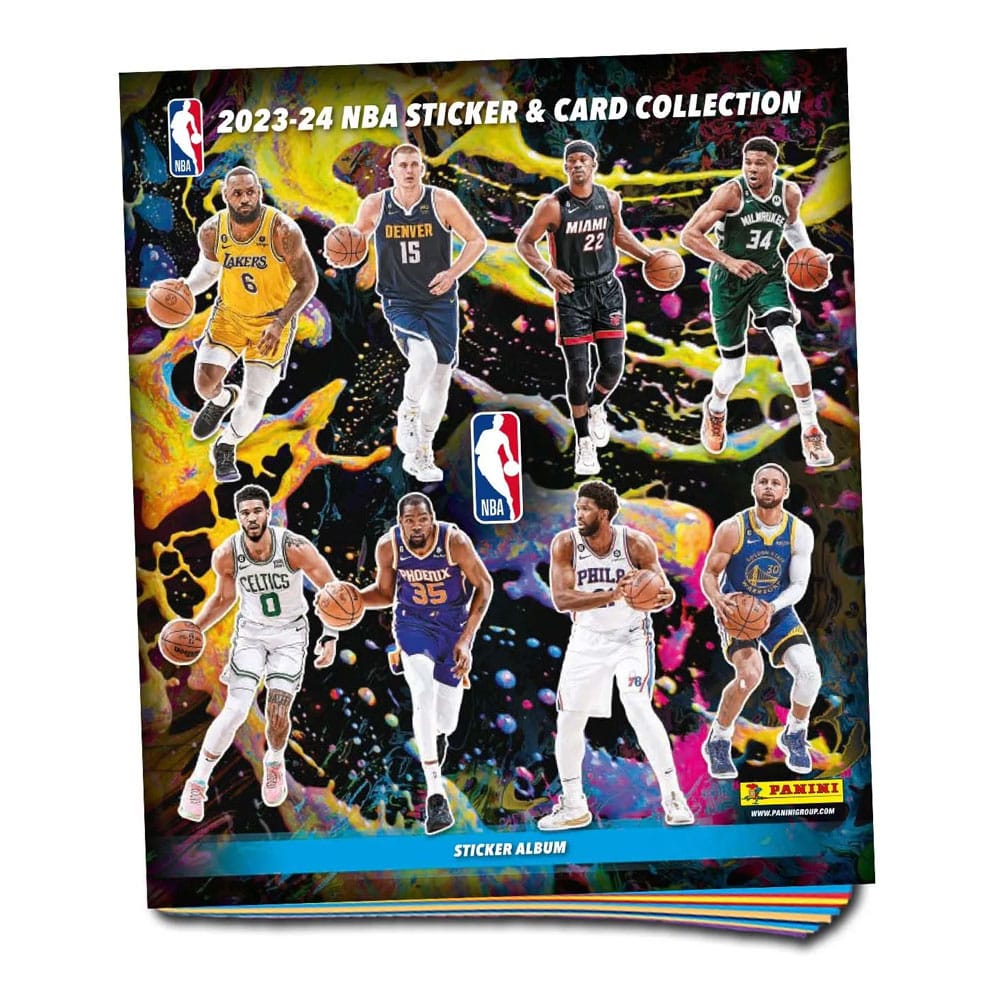 NBA 2023 2024 Sticker Trading Card Album English Version