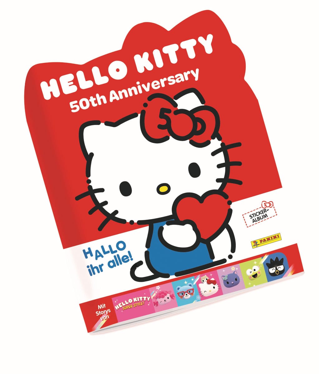 Sanrio Hello Kitty 50th Anniversary German Sticker Album