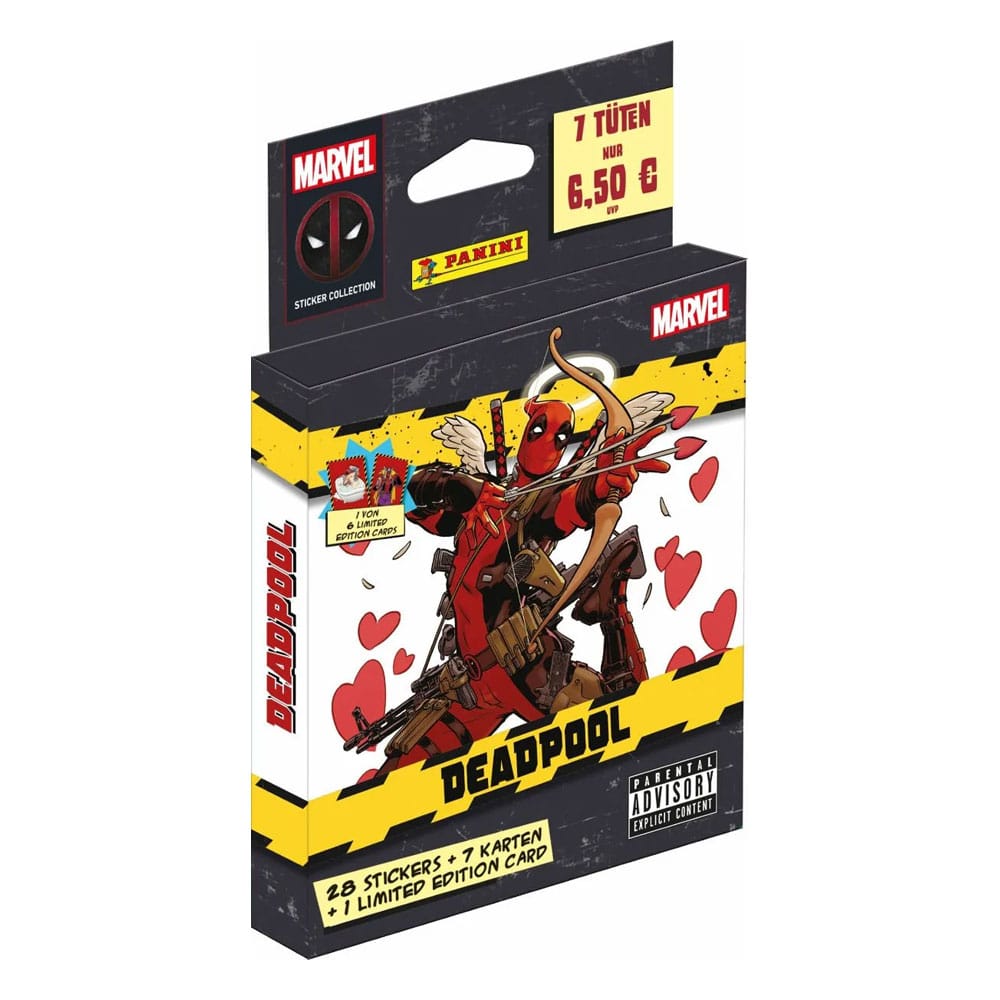 Marvel Deadpool German Eco Blister Sticker Trading Cards