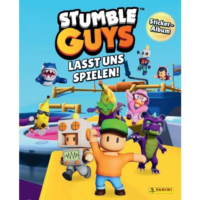 Stumble Guys Let's Play Sticker Collection Album German Edition