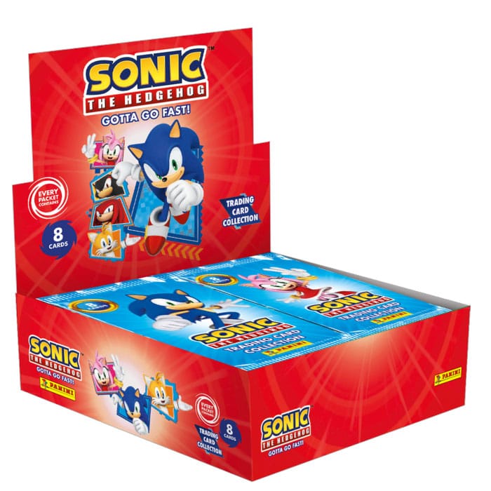 Sonic The Hedgehog Gotta Go Fast Trading Cards Flow Packs Display 18