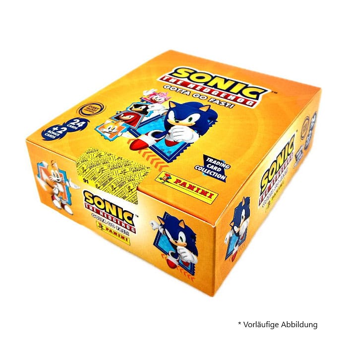 Sonic The Hedgehog Gotta Go Fast Trading Cards Fat Packs Display 10