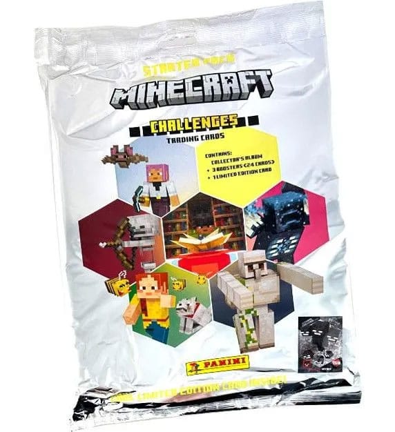 Minecraft Challenges Trading Cards Starter Pack German Version