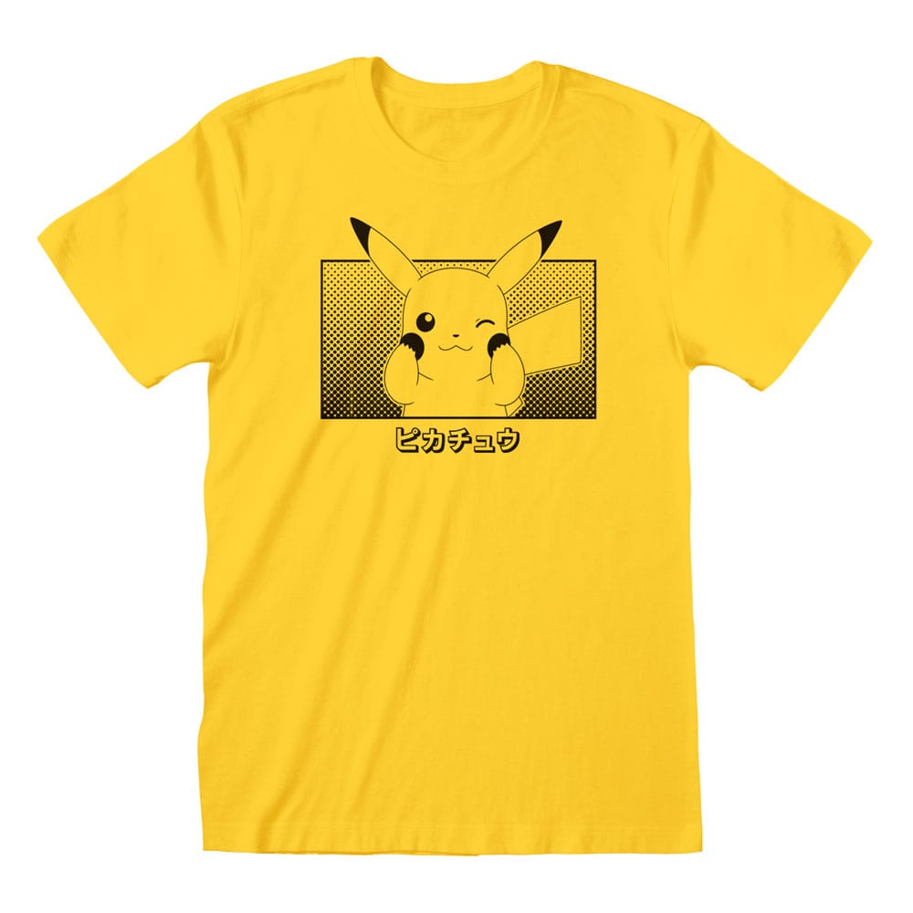 Pokémon Pikachu Pokémon T Shirt Katakana Size XL