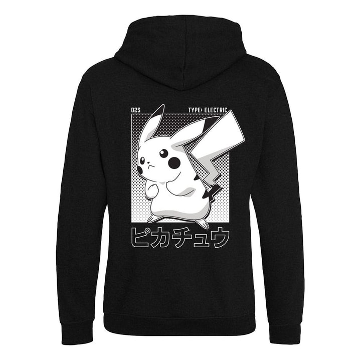 Pikachu Pokémon Hooded Sweater Halftone Size M