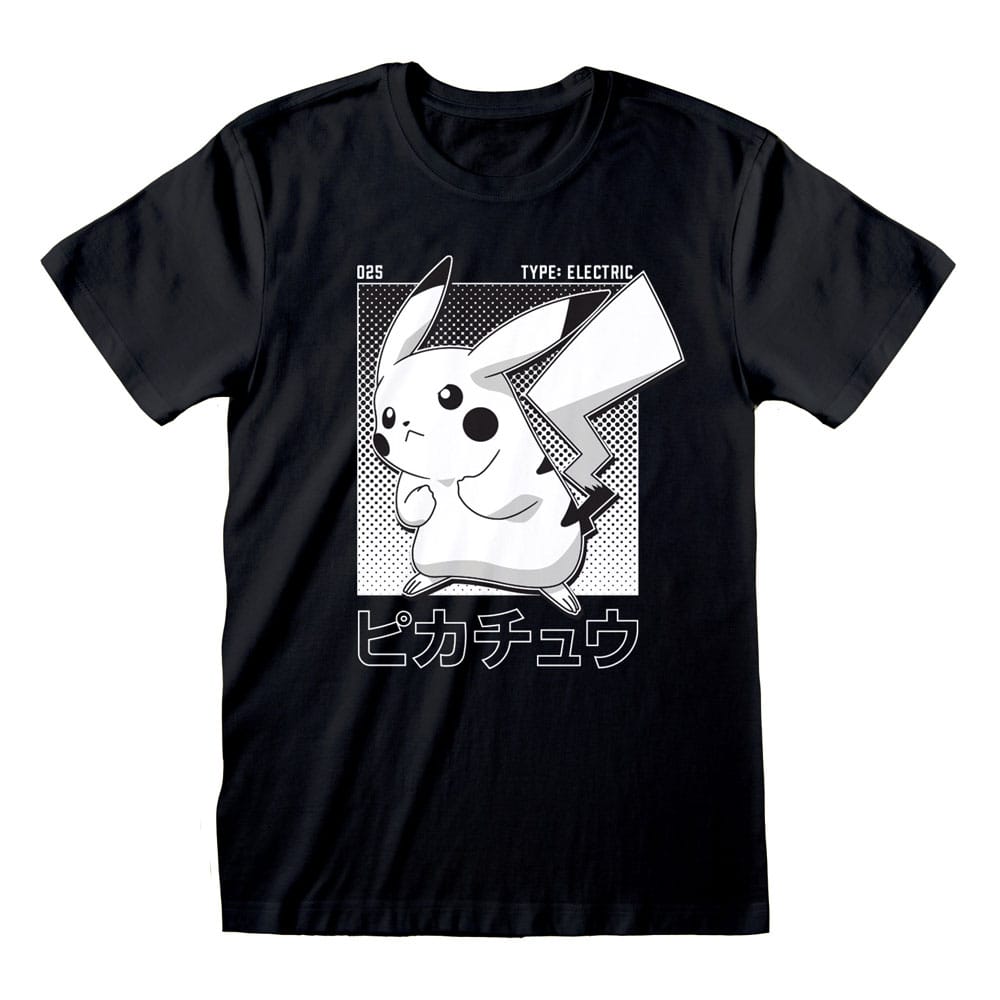 Pokemon Pikachu Halftone T Shirt Size L