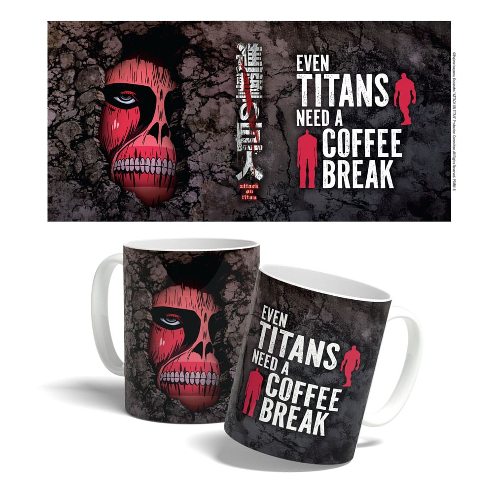 Attack on Titan Titan Coffee Break Time Mug 325 ml
