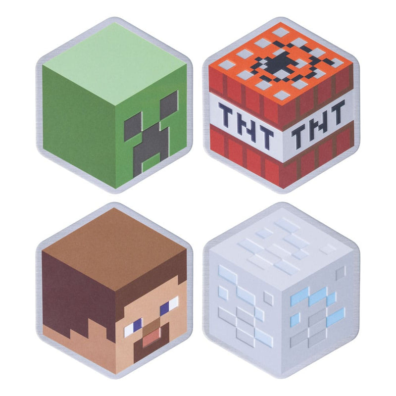 Minecraft Paladone Metal Coasters