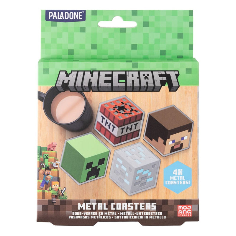 Minecraft Paladone Metal Coasters