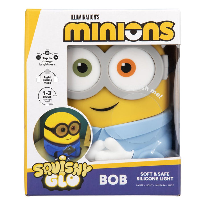 Minions Bob Minions Squishy Glo Silicon Light 15 cm