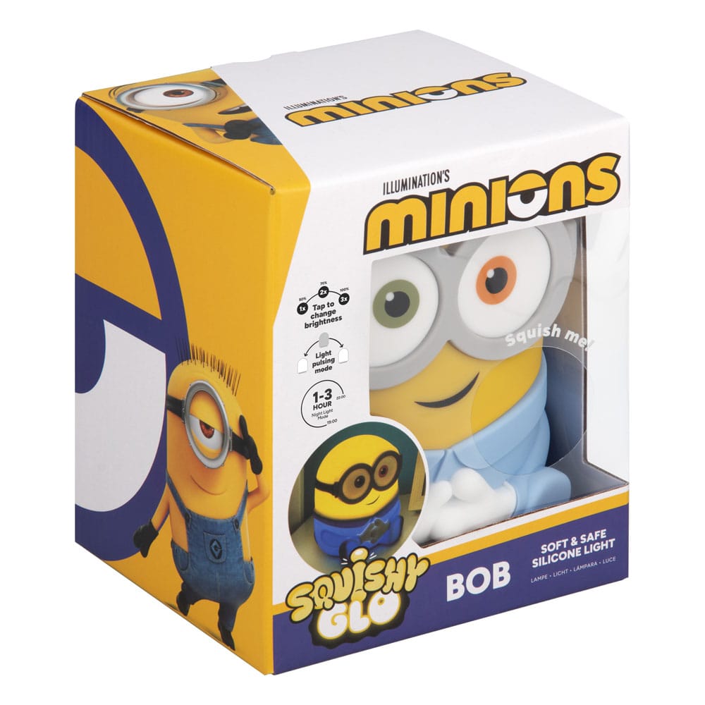 Minions Bob Minions Squishy Glo Silicon Light 15 cm