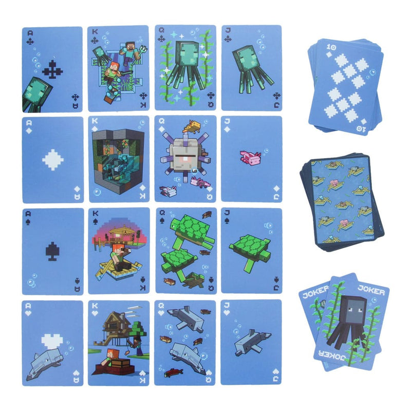Minecraft Minecraft Game Playing Cards Waterproof, close-up detail
