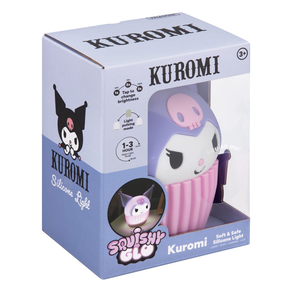 Sanrio Kuromi Sanrio Squishy Glo Silicon Light 15 cm