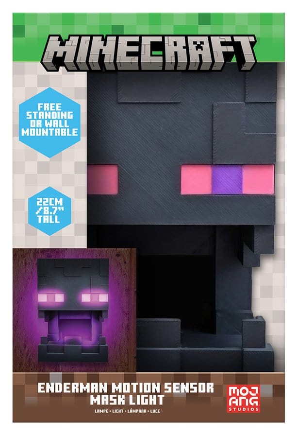 Minecraft Enderman Mask Motion Sensor Light