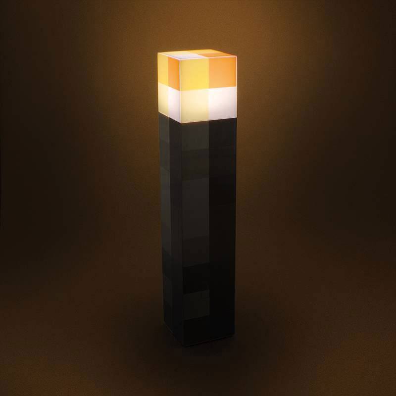 Minecraft Torch Light close up detail