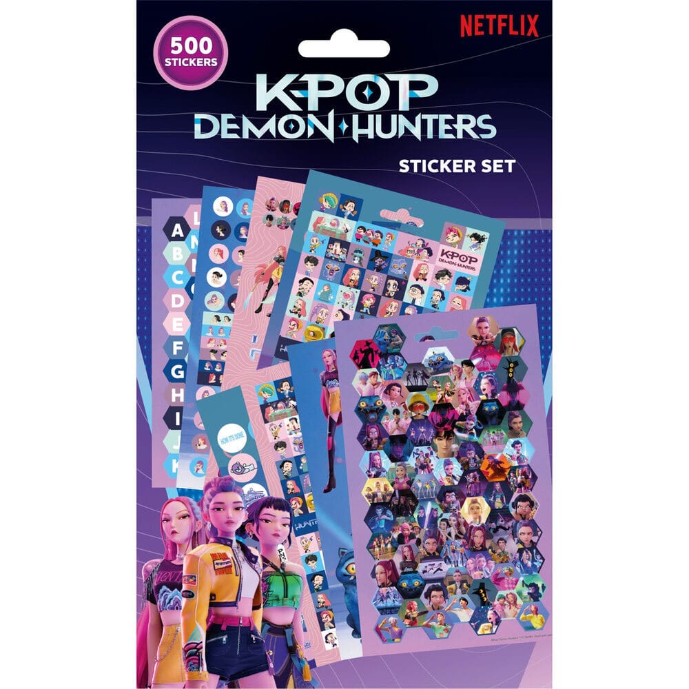 KPop Demon Hunters 500 Sticker Pack