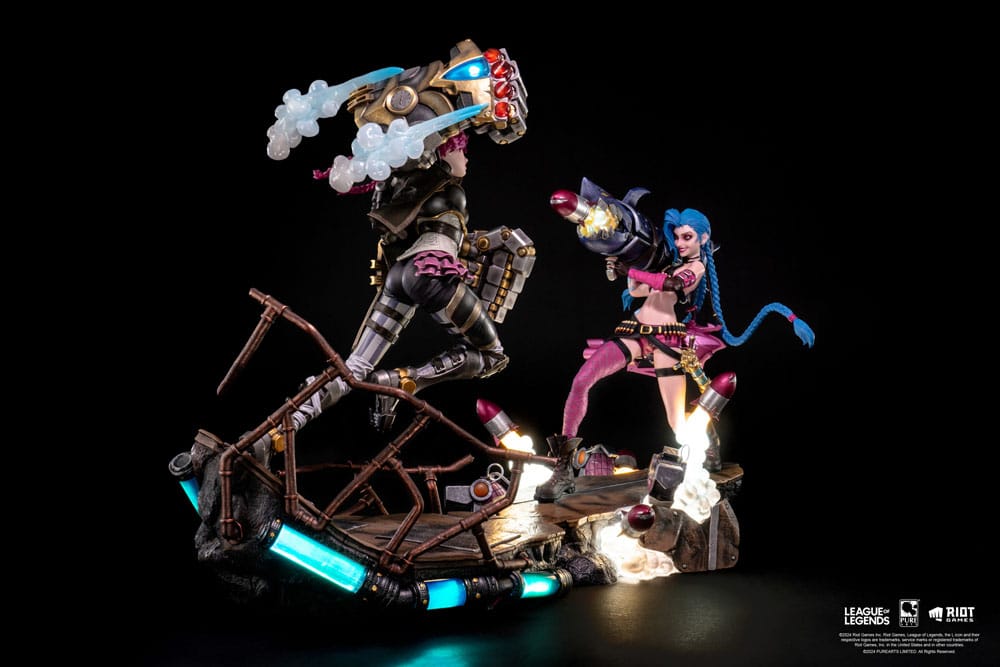 PureArts Arcane: League of Legends Jinx & Vi 1/6 Scale Limited Edition Statue Bundle