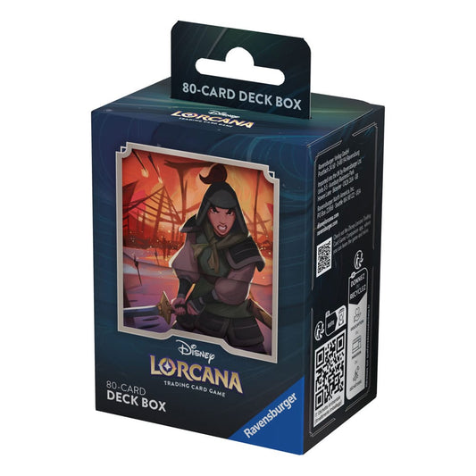 Mulan Disney Lorcana Rise of the Floodborn Deck Box