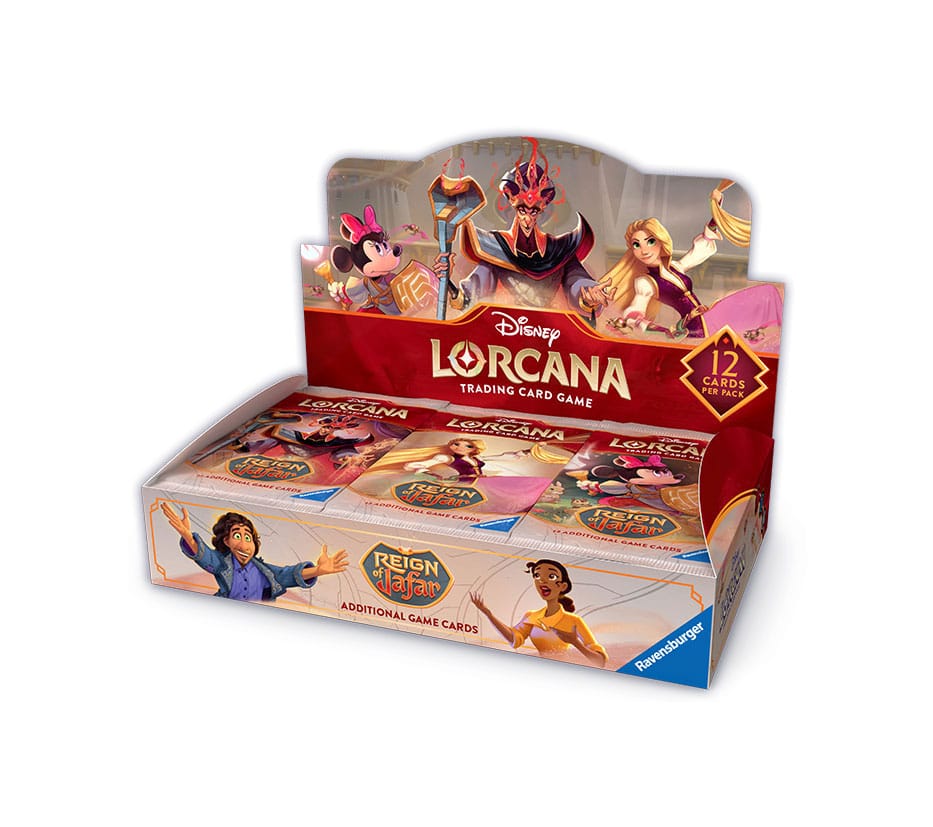 Disney Lorcana TCG Domäne von Dschafar Starter Decks Display 8 Packs German Edition