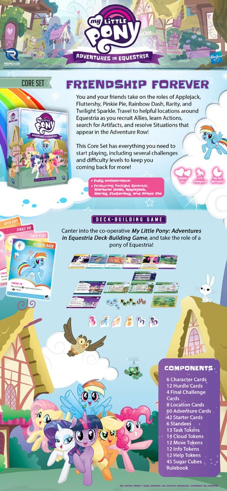 My Little Pony Adventures in Equestria Deck Building Card Game English Version