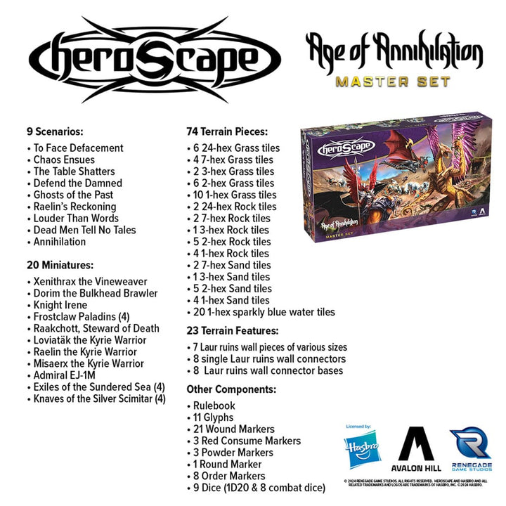 Heroscape Age of Annihilation Master Set Board Game English Version