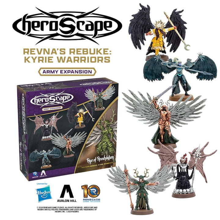Heroscape Revnas Rebuke Kyrie Warriors Rising Tide Expansion English Version