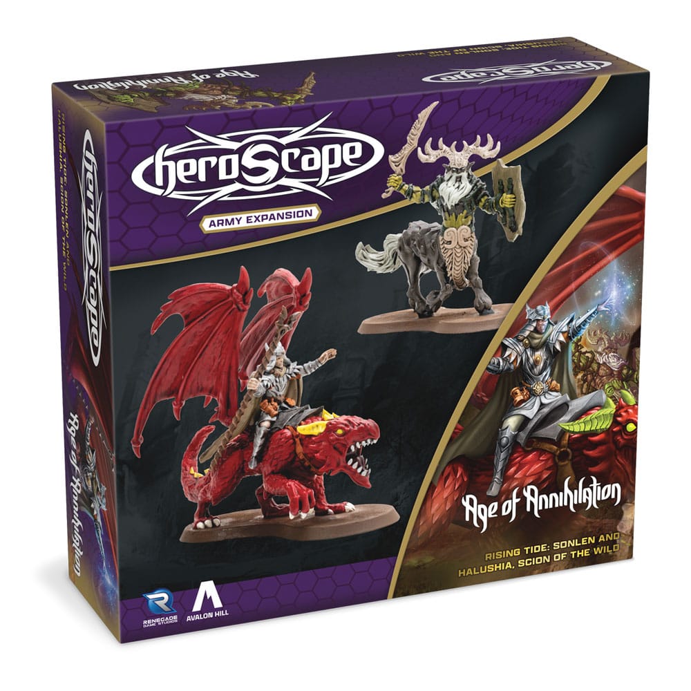Heroscape Sonlen Halushia Scion of the Wild Rising Tide Expansion English Version