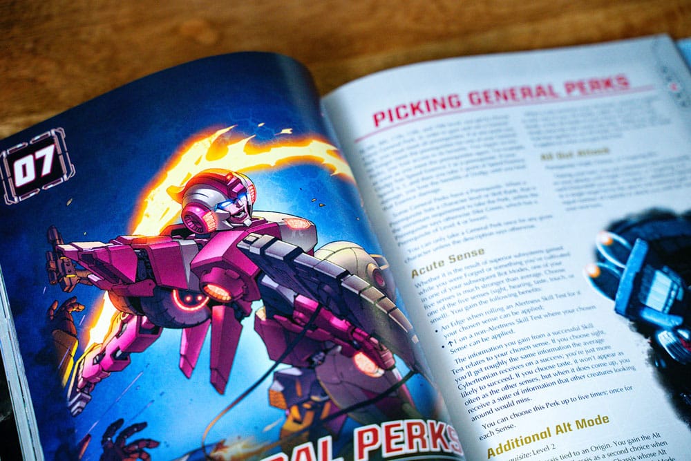 Transformers Core Rulebook RPG English Version