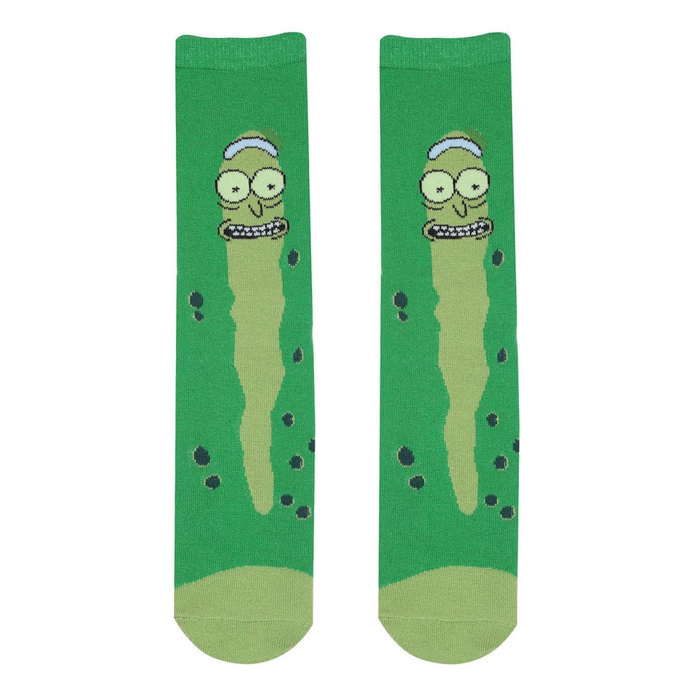 Rick and Morty Pickle Rick Socks Size L XL