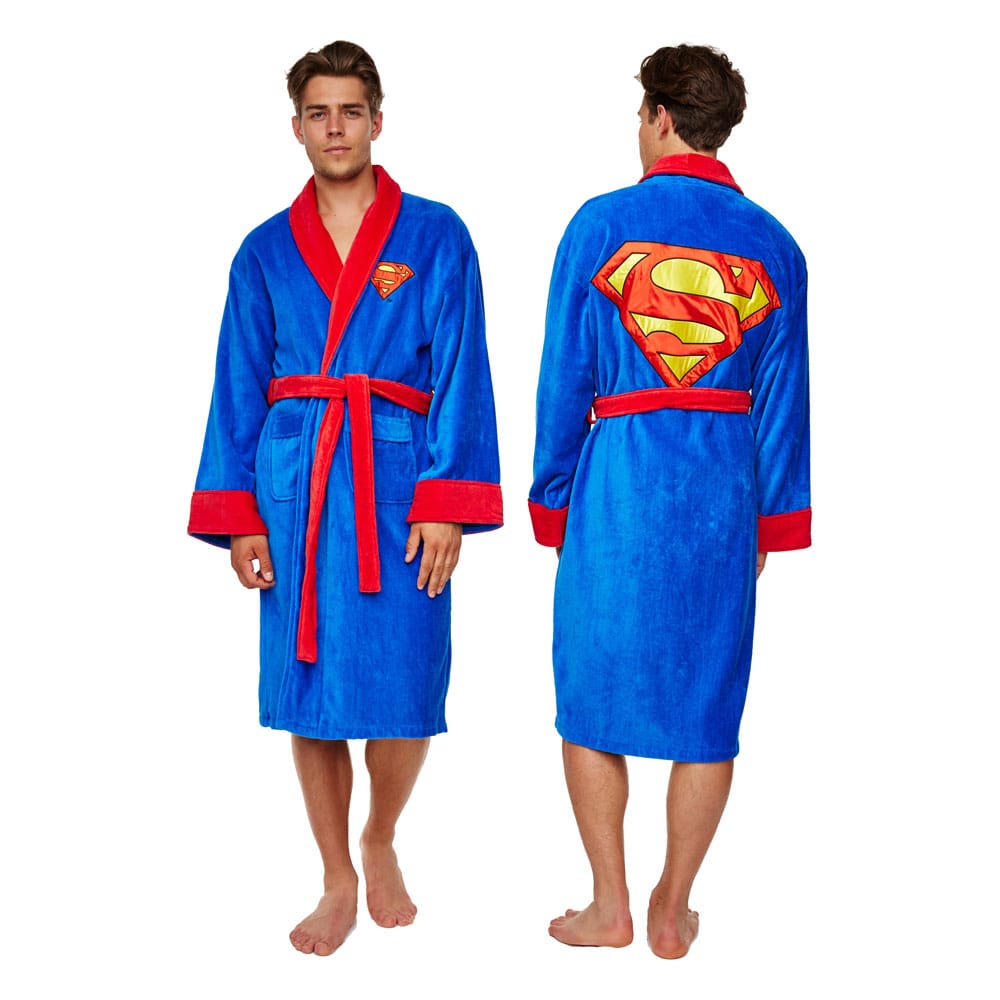 DC Comics Superman Design Fleece Bathrobe