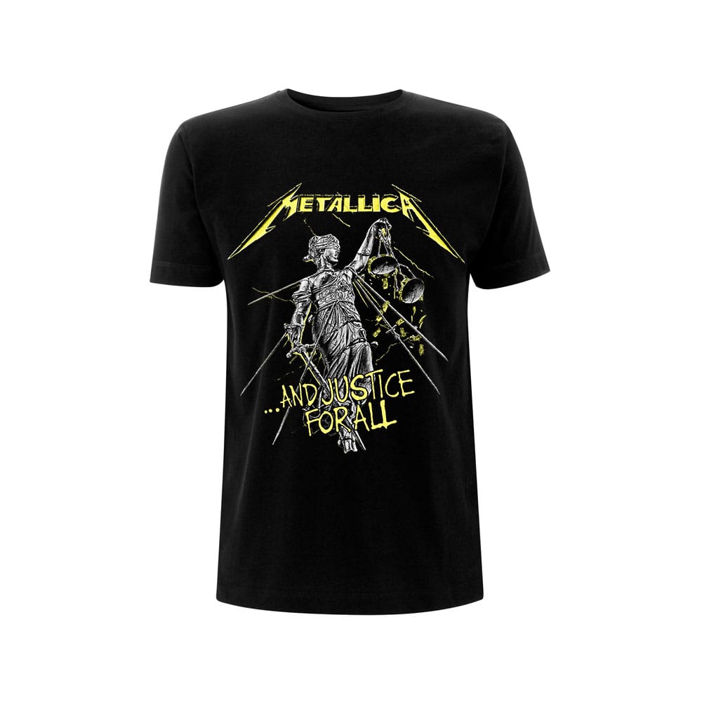 Metallica And Justice For All Music T Shirt Black Size M