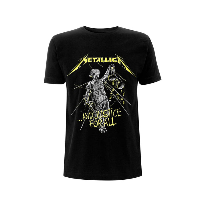 Metallica And Justice For All Music T Shirt Black Size M