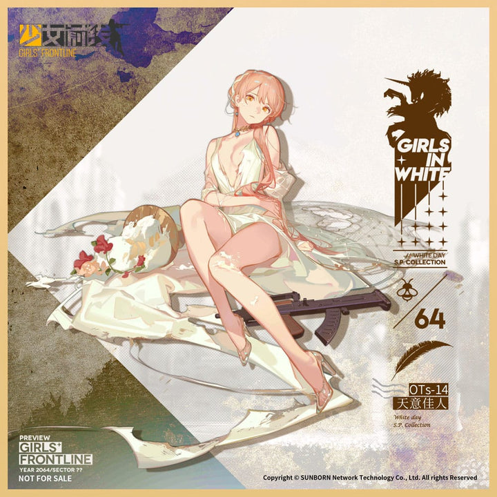 OTs 14 Girls Frontline PVC Statue Divinely Favoured Beauty Version 1 7 Scale 25 cm