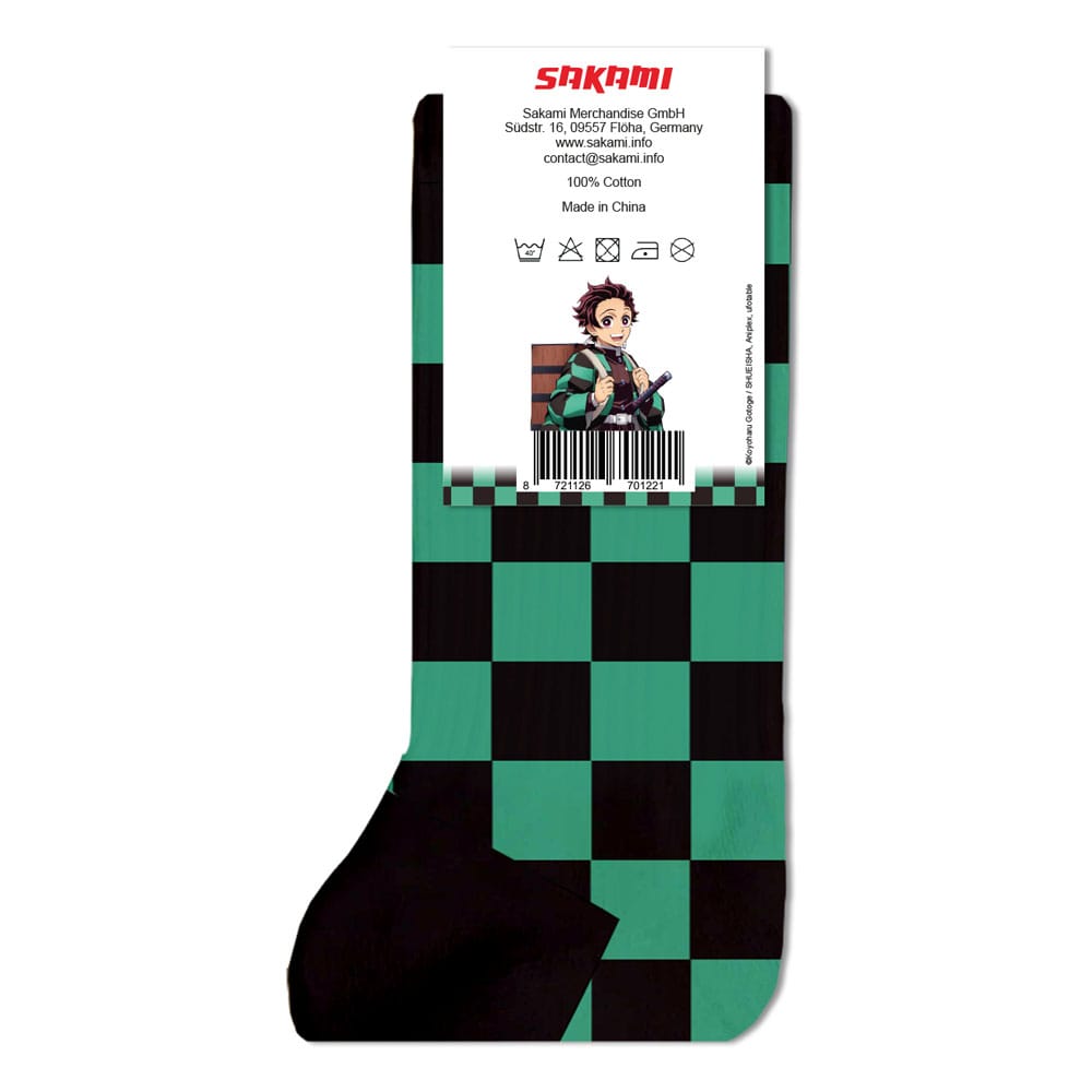 Demon Slayer Kimetsu no Yaiba - Socks 2-Pack - Tanjiro Kamado - Size 41-44