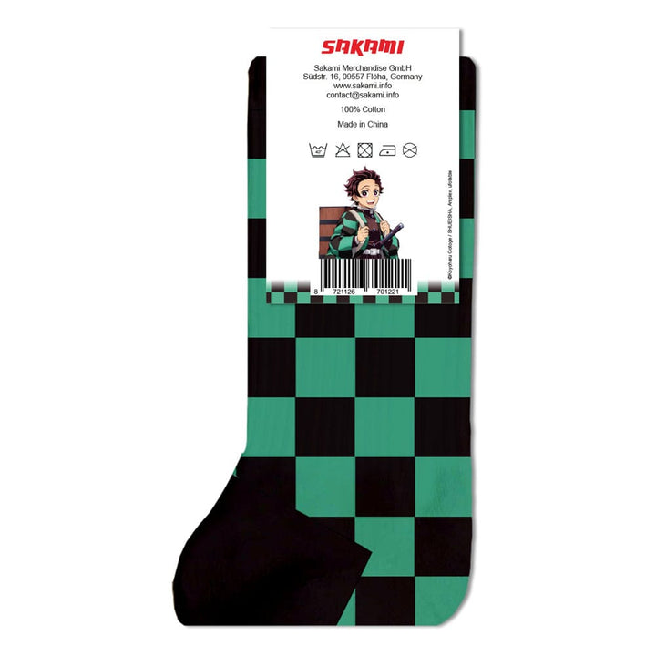 Demon Slayer Kimetsu no Yaiba - Socks 2-Pack - Tanjiro Kamado - Size 41-44
