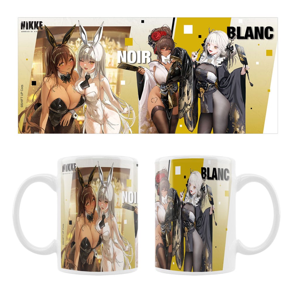 Goddess of Victory Nikke Blanc and Noir Ceramic Mug
