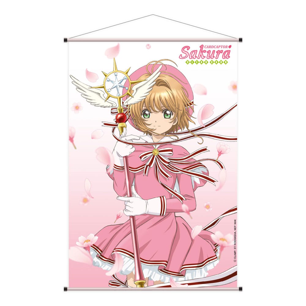 Cardcaptor Sakura Clear Card Sakura Kinomoto Cherry Blossoms Wallscroll 60 x 90 cm