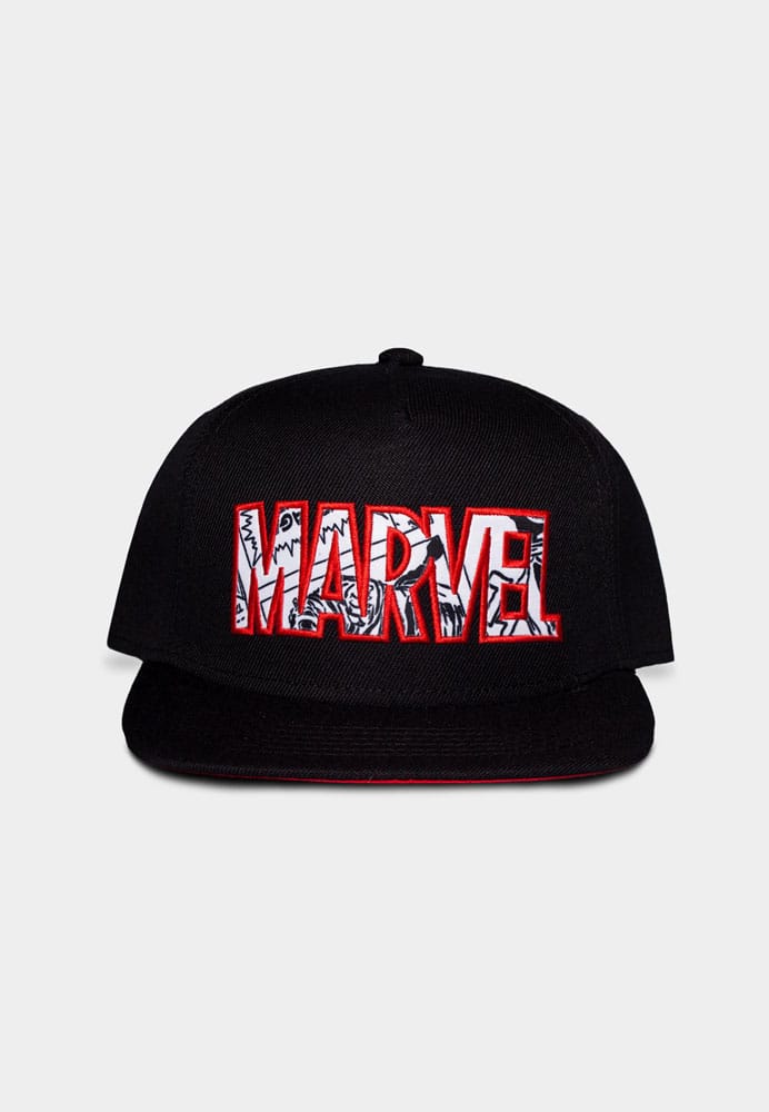 Marvel Classic Comic Logo Snapback Cap