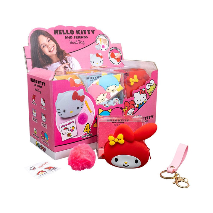 Hello Kitty Wristlet Hand Bag Display 12 Count